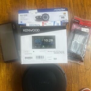 Kenwood Black Monitor with DVD Receiver